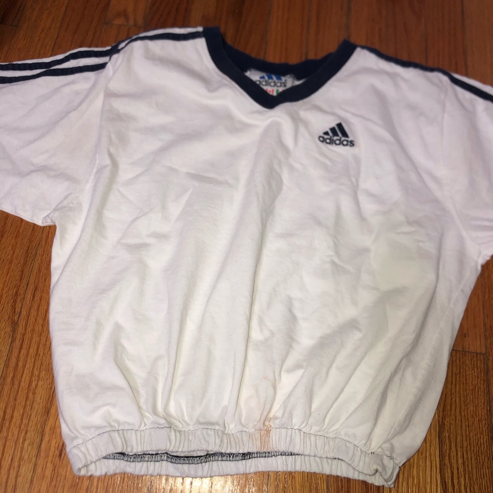 Adidas cropped t shirt